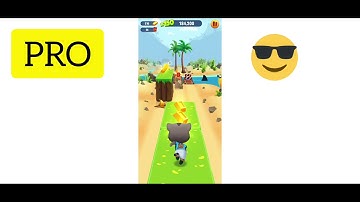 NOOB VS PRO VS HACKER IN TALKING TOM GOLD RUN WITH 2× SPEED⚡⚡🎮🎮