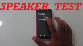 Microsoft Mobile 535 Speaker Test