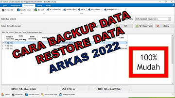 Cara Backup Data dan Restore Data Arkas 2022 #carabackuparkas #cararestorearkas