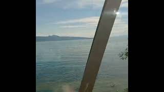 Швейцария, Озеро Леман, вид из окна поезда