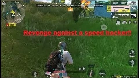 How to win against a speed hacker/Rules of survival/#11