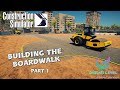 Building the boardwalk part 1  construction simulator ps5