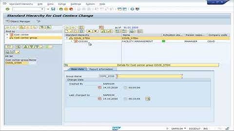 SAP FICO: Change and View Cost Centre and Create Change and View Cost Centre Category