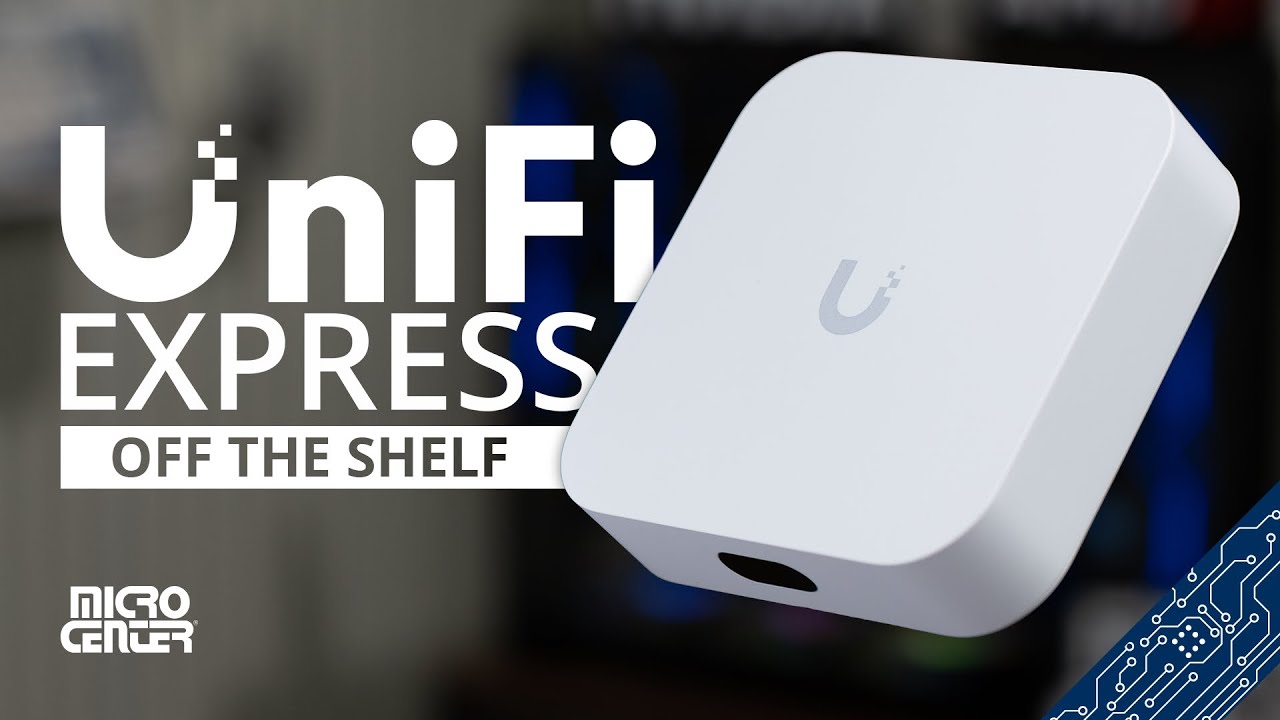 Micro Center - Ubiquiti UniFi Express WiFi 6 Gateway and Access