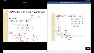 LP Solution Lecture #4 Big M Method