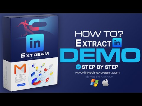 LINKEDIN EXTREAM | LINKED IN EMAIL EXTRACTOR | BY TIGER VIKRAM - video from Tiger Vikram