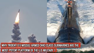 U.S NAVY TESTS TRIDENT II D-5 MISSILE FROM OHIO CLASS SUBMARINE ! NO NONSENSE MESSAGE TO RIVALS