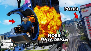 ALIEN FLYING CAR VS POLICE - GTA 5 ROLEPLAY