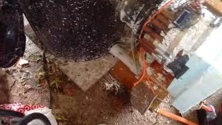 large DIY hydropulper - hand papermaking pulp machine from garbage disposal