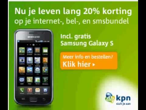 KPN 20% korting op Internet, bellen & SMS