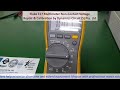 Fluke 117 Multimeter Non-Contact Voltage Repair &amp; Calibration by Dynamics Circuit (S) Pte. Ltd.