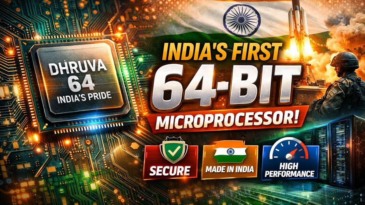 Dhruva 64: India’s First Indigenous 64-Bit Microprocessor | Powering Atmanirbhar Bharat 