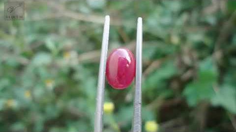 Viên Ruby tự nhiên mặt nhẫn, mặt dây chuyền 2,0ct