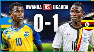 ⚽🇷🇼✅ AMAVUBI ATWAYE IBIHUMBI 75 BY'AMADORARI.. RWANDA 🆚 UGANDA 0-1 CAF AFRICAN SCHOOL LEAGUE U15