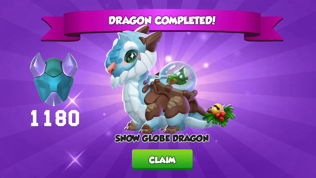 Did you get Snow Globe Dragon? Dragon Mania Legends YouTube