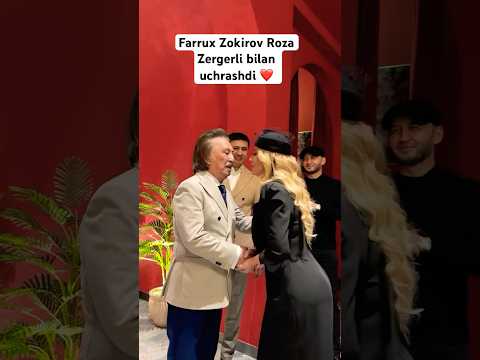Tirik afsona Farrux Zokirov Roza Zergerli bilan uchrashdi. Roza Zergerli Toshkentda