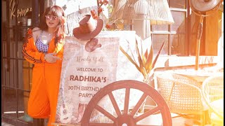 Radhika's 30TH Birthday Party l Best Wedding Photographer #romeolanemussoorie #mehtastudio