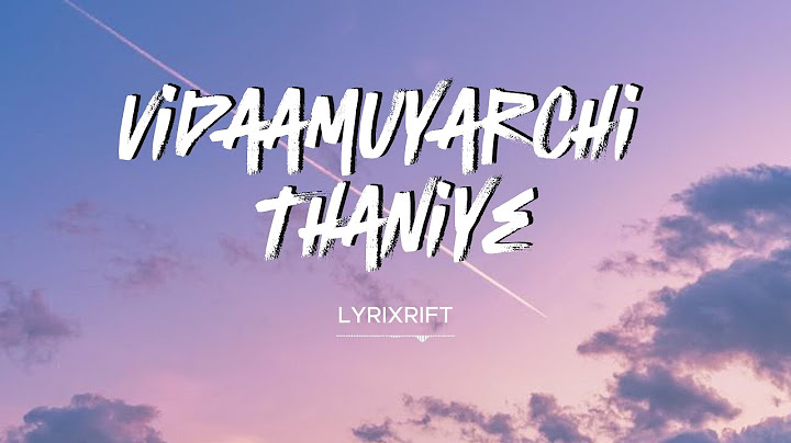Thaniye - Vidaamuyarchi Song Lyrics | Ajith Kumar | Anirudh | Tamil Lyrical Video | 4K
