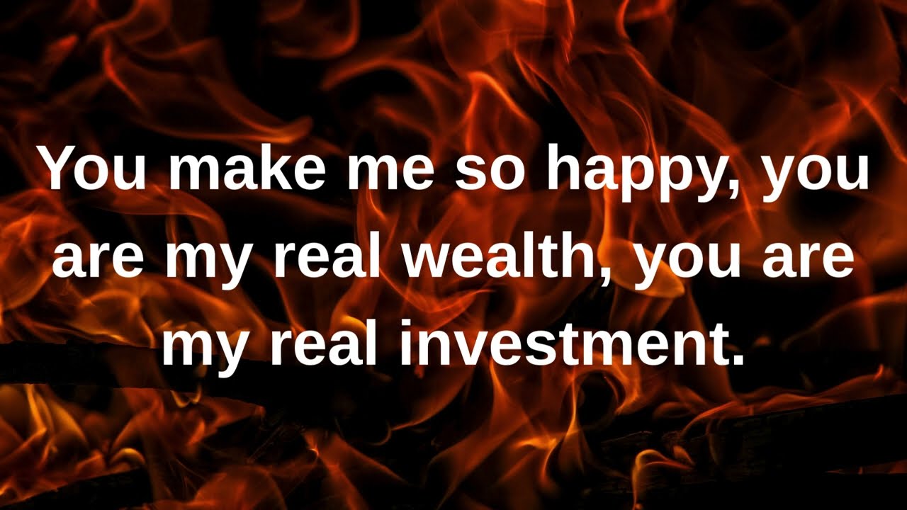 Я сделал инвестицию, которая дала мне... послание, переданное через канал связи с моими текущими ...