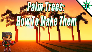 How to build a Palm tree in Minecraft (Minecraft Vanilla 1.19 Tree Tutorial)
