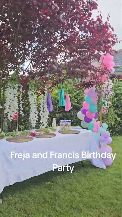 Freja and Francis Birthday Party 2024