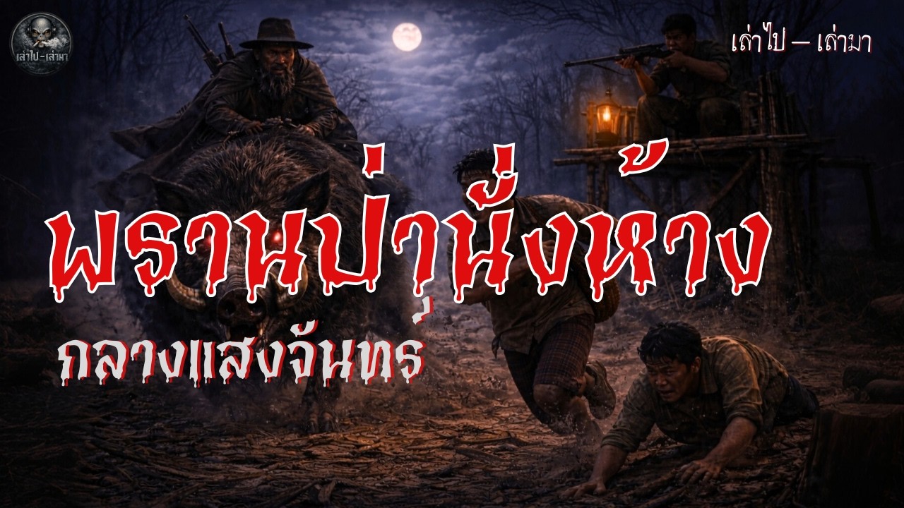 พรานป่านั่งห้างกลางแสงจันทร์