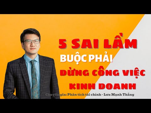 5 sai lầm