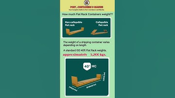 How much Flat Rack Container Weight??