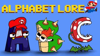 Alphabet Lore (A-Z...) But it's Super Mario Bros | Big trouble in Mario Maze 4 | Game Animation