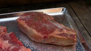 Made a nice rib-eye & fajitas steak on the tuscany grill using only
sea salt fresh cracked black pepper for spices. tested out new meat
hook i bought at ...