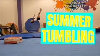 Summer Tumbling | Look at my Back Layout!