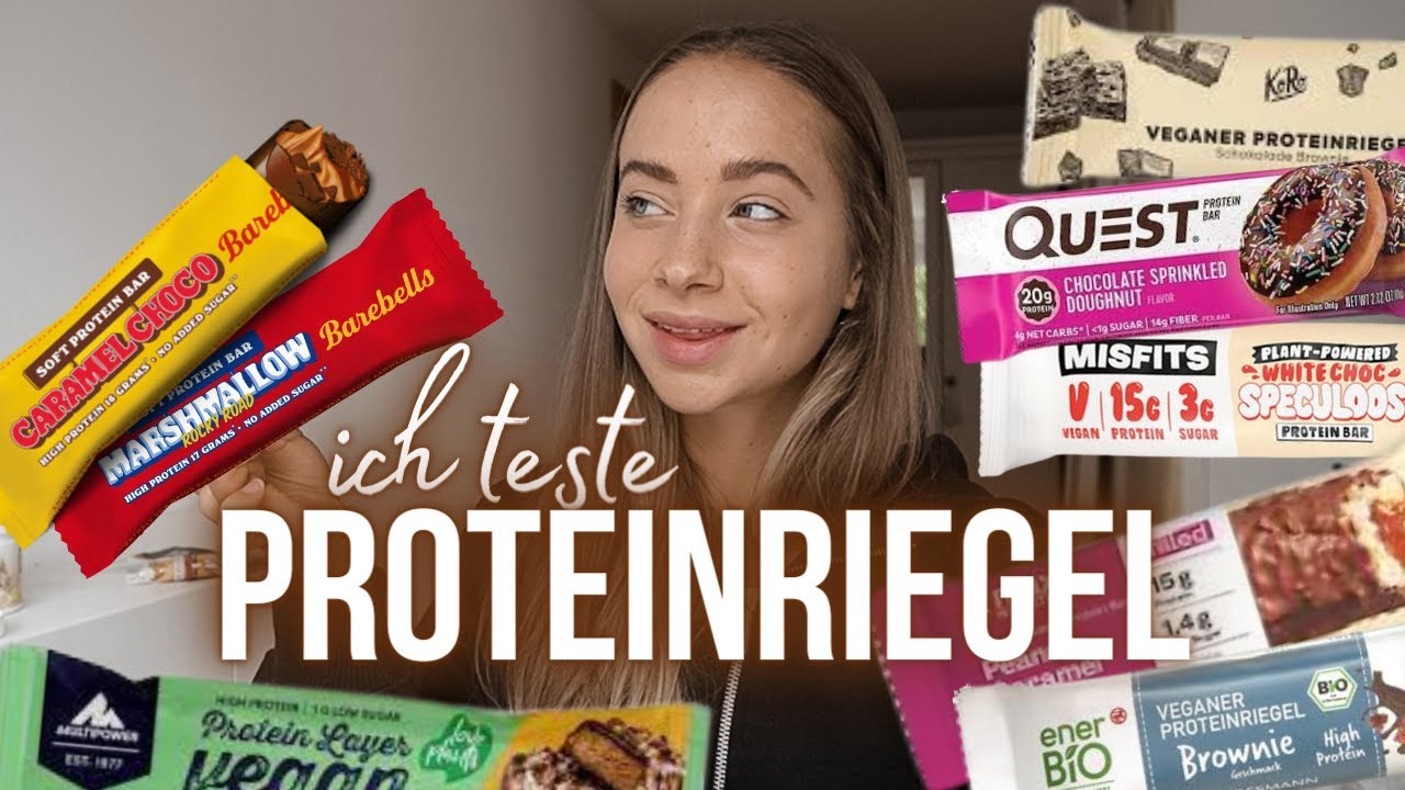 XXL PROTEINRIEGEL TEST (ESN, Barebells, Rocka Nutrition, Misfits,...) // annrahel YouTube