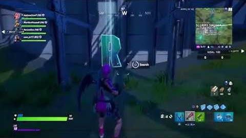 Search Hidden "R" Found in the Forged by Slurp Loading Screen Location - Fortnite Chapter 2