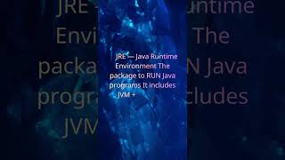 "JDK vs JRE vs JVM — Java Explained! #java #shorts #coding"