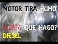 Causas que provocan tirar humo a motores Diesel