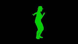 girl dancing green Screen vfx