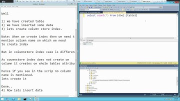 Updatable Columnstore Index in SQL Server 2014