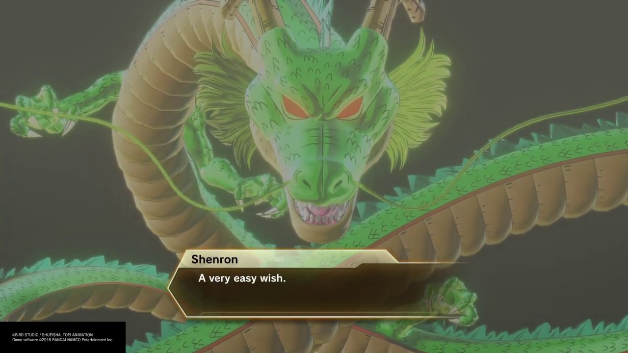 DRAGON BALL XENOVERSE 2 - Summon Shenron Getting One Start Dragon