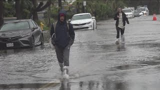 Widespread rain, flooding, mountain snow and strong winds hit San Diego County