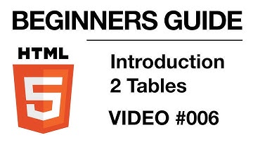 HTML Programming #006 | Tables Part 2 // BEGINNERS GUIDE | Self Taught Developer