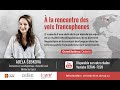 Adla ebkov    la rencontre des voix francophones  capsule 2 grand sudbury ontario