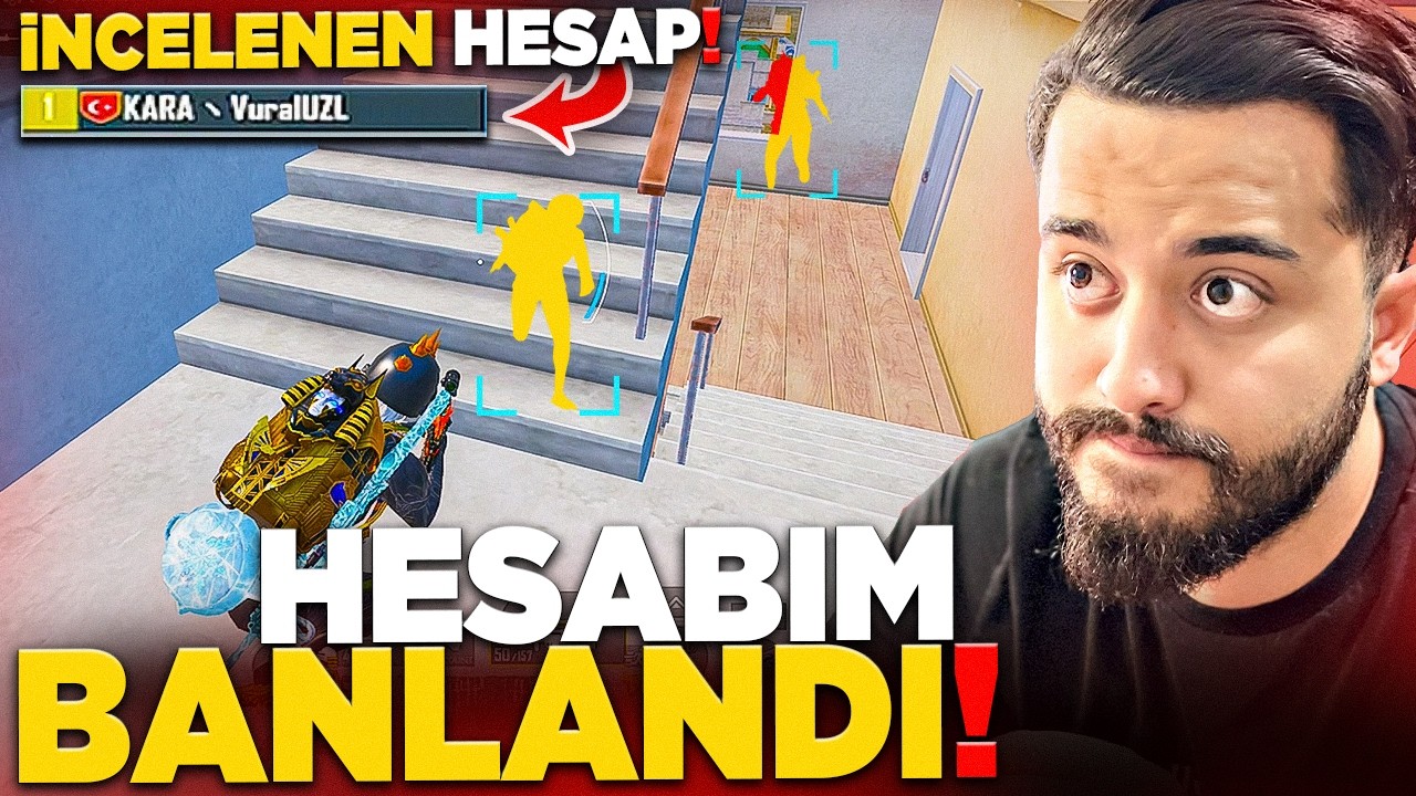 HESABIM HİLE İZLEME SİSTEMİNE DÜŞTÜ! (BAN YİYEBİLİR) İNANILMAZ! PUBG Mobile