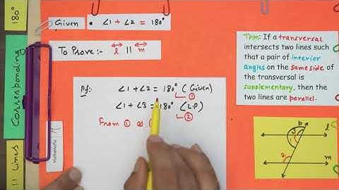 Theorem 6.5 Chapter 6 Class 9 Maths - Explanation | NCERT Maths | Lines and Angles