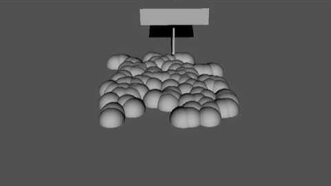 Monopod Hopper on Randomized Terrain