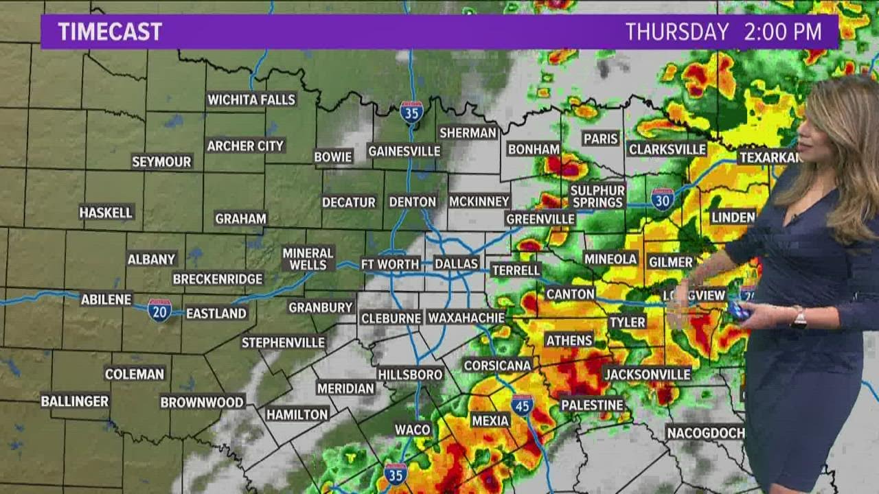 A tornado watch remains in place for some parts of North Texas - YouTube