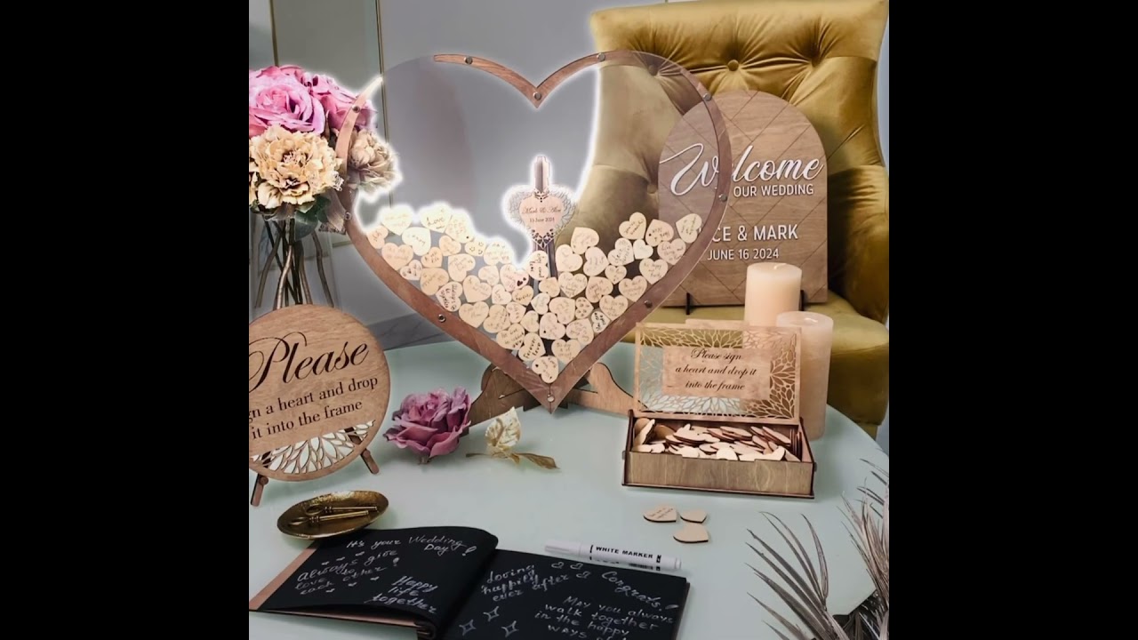 Wedding Guest Book Alternative Set B 