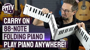 Carry-On 88-Key Folding Piano - Review & Demo - A Foldable MIDI Keyboard & Digital Piano!