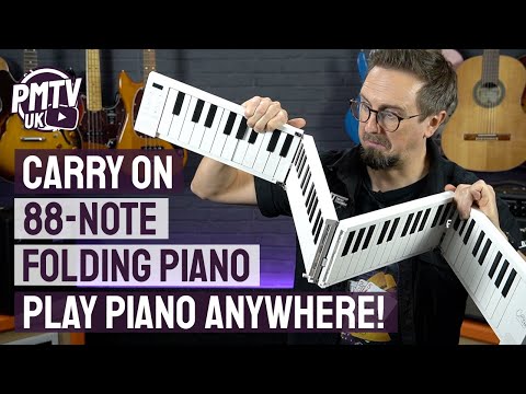 Carry-On 88-Key Folding Piano - Review x Demo - A Foldable Midi Keyboard x Digital Piano!