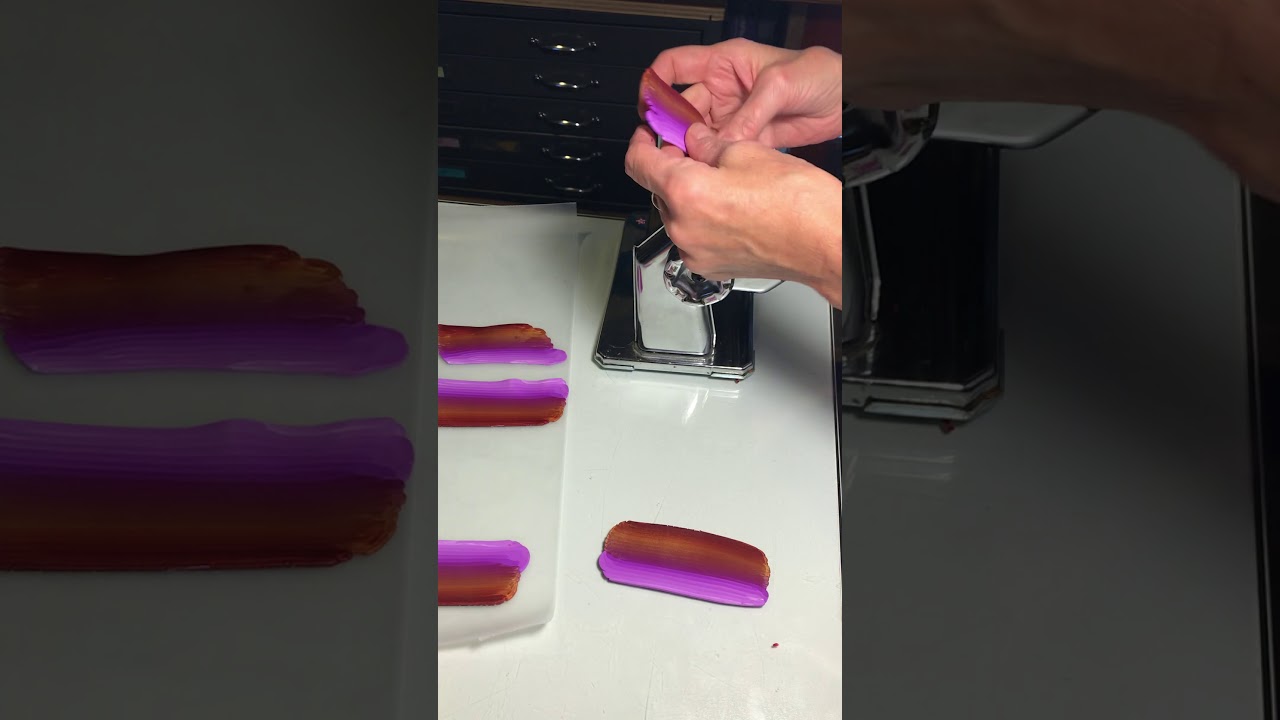 Bonnie Bishoff Polymer Clay Color Blends and Marquetry