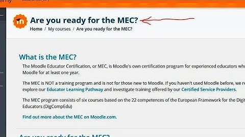 How to pass Pre placement test for MEC | Moodle Educator Certification | Moodle Academy